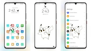 White Pikachu EMUI Theme