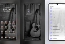 Wooden Guitar EMUI Theme