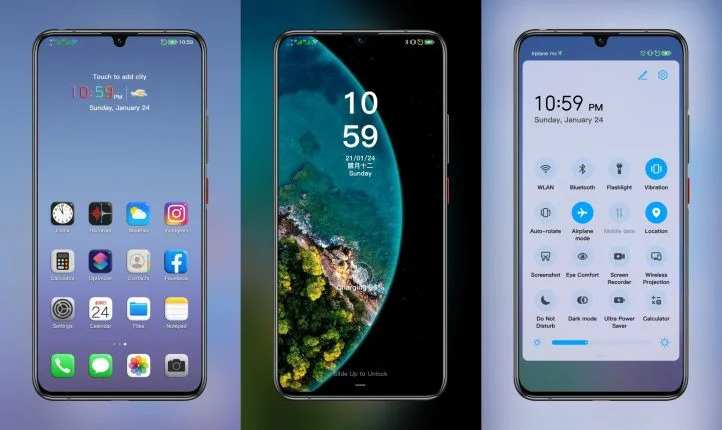 iOS 3D EMUI Theme