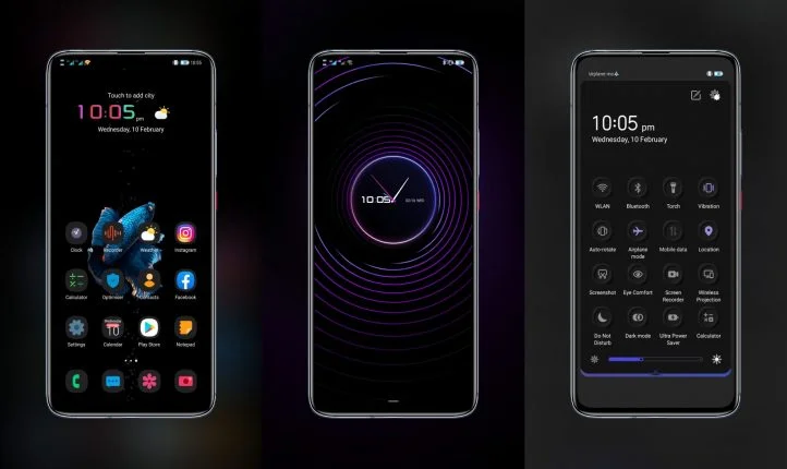 Animated Aquarium EMUI Theme