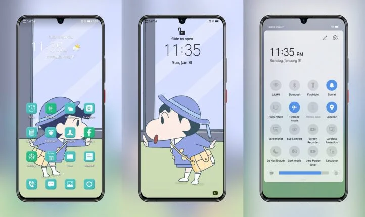 Crayon Shin-chan XC EMUI Theme