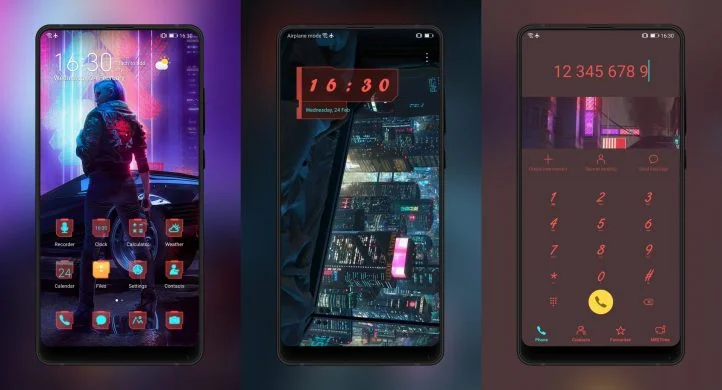 Cyberpunk 2077 EMUI Theme
