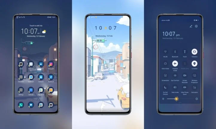 Day and night EMUI Theme