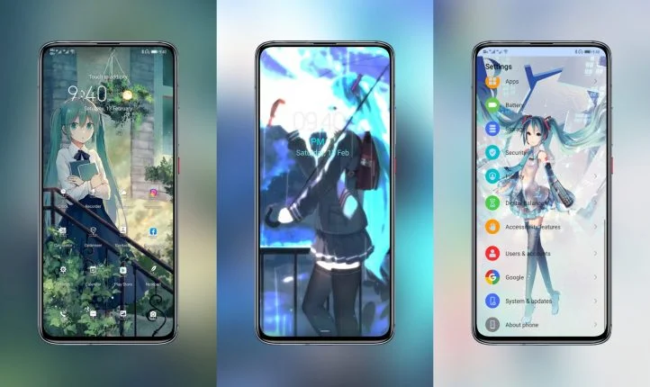 Hatsune Miku EMUI Theme