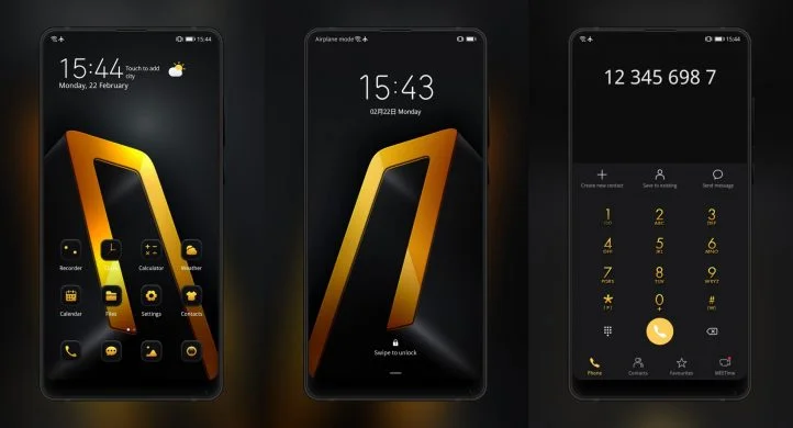 Luxury niello EMUI Theme