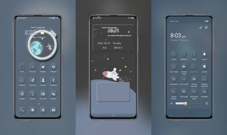 Space Explore EMUI Theme