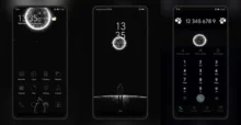 Vast starry sky EMUI Theme