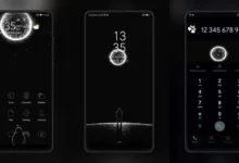 Vast starry sky EMUI Theme