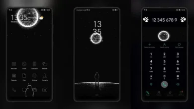 Vast starry sky EMUI Theme