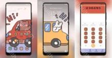 Hi Rabbit and Bear EMUI Theme