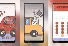 Hi Rabbit and Bear EMUI Theme