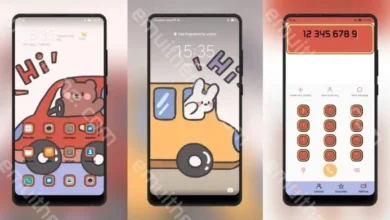 Hi Rabbit and Bear EMUI Theme