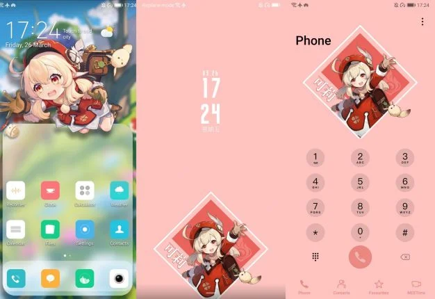 Klee - Genshin Impact EMUI Theme