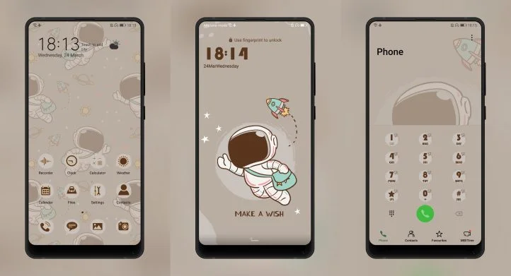 Make wish EMUI Theme