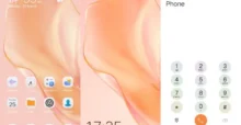 Orange Wings one take EMUI Theme