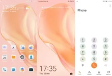 Orange Wings one take EMUI Theme