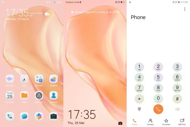Orange Wings one take EMUI Theme