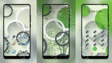 Simple round elements EMUI Theme