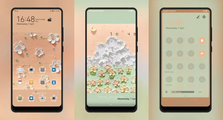 April flower EMUI Theme