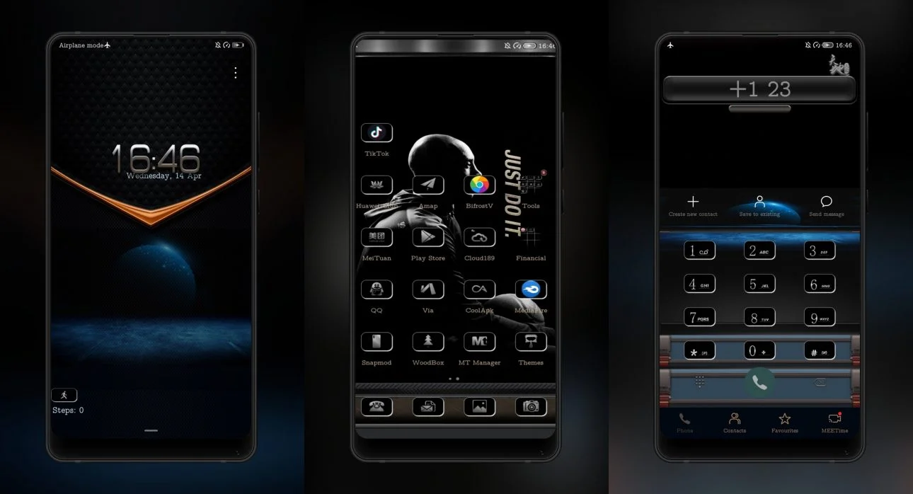 Business Dark EMUI Theme