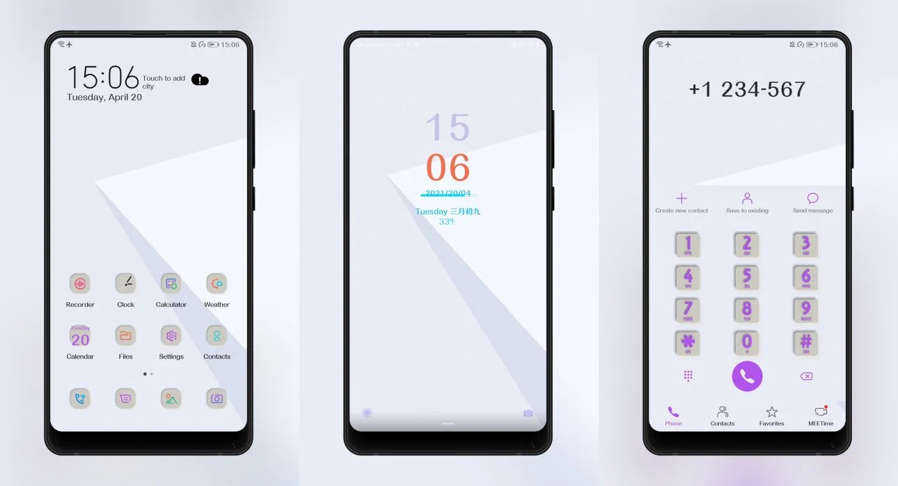 Butterfly orchid EMUI Theme