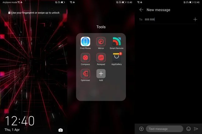 Dark Receptor EMUI Theme