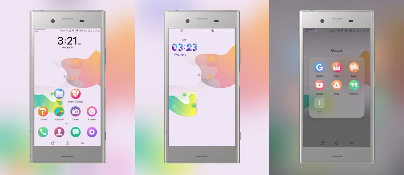 Fluid Minimal EMUI Theme