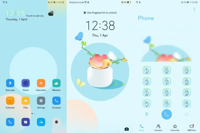 Glaze burn EMUI Theme