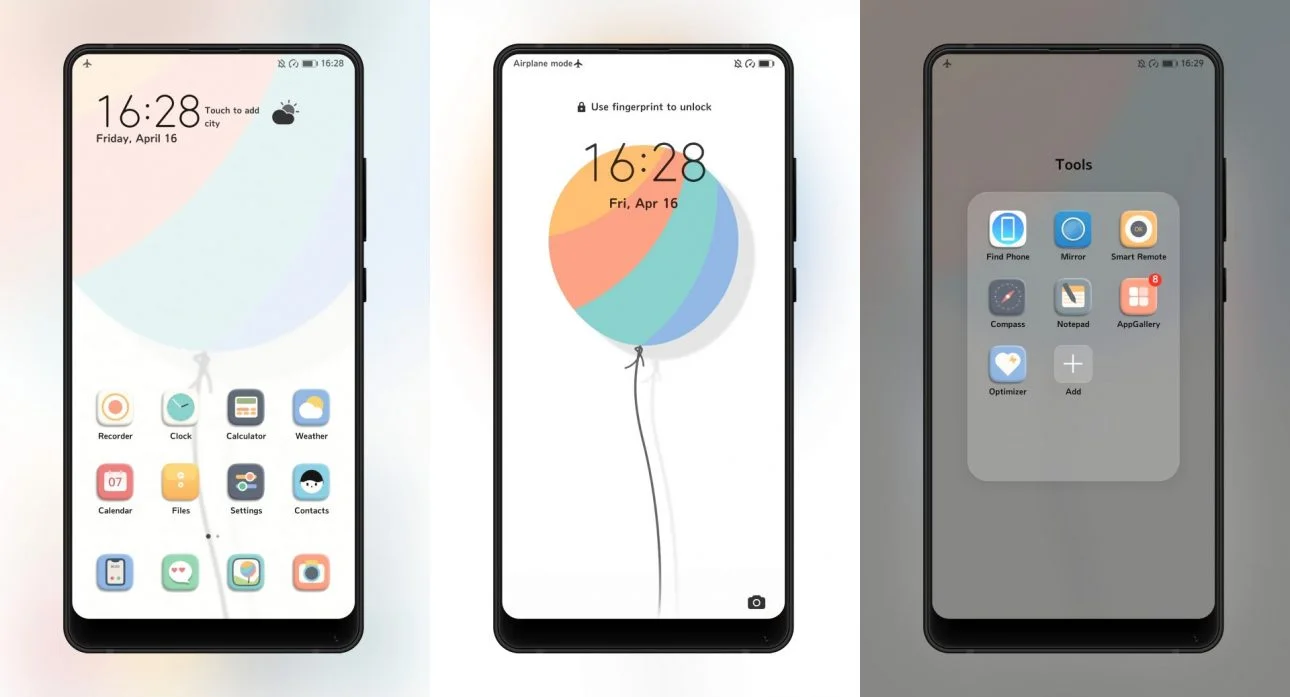 Half-common EMUI Theme