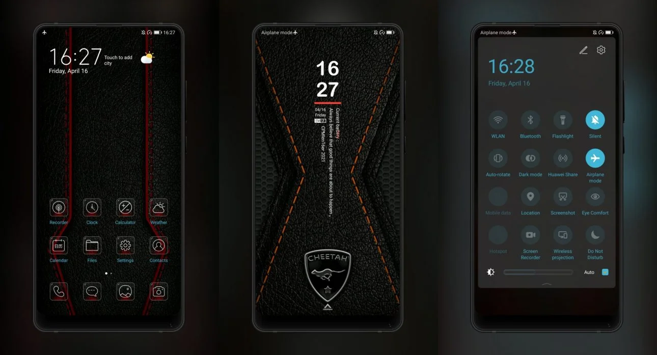 Leather EMUI Theme
