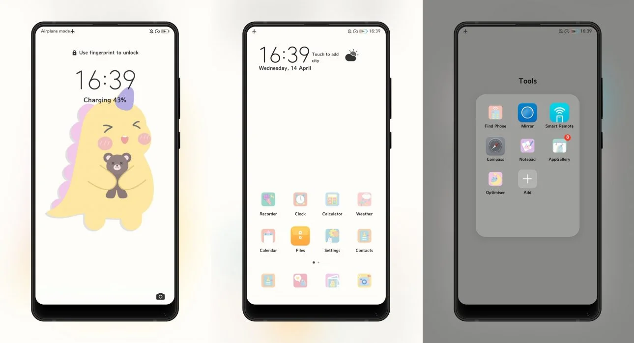 Little Dinosaur v3 EMUI Theme