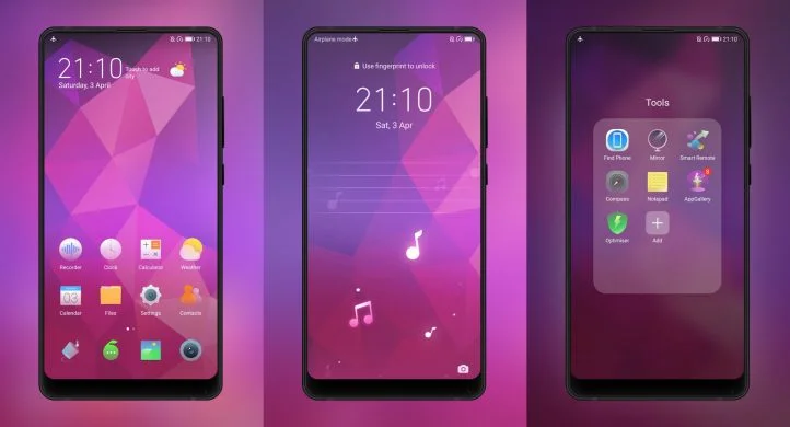 Music light EMUI Theme