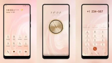 Pink Gold EMUI Theme