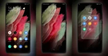 Red leaves EMUI Theme