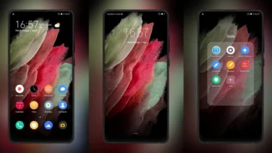 Red leaves EMUI Theme