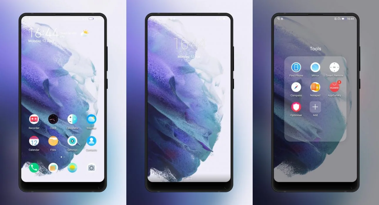 S21 Blue Sky EMUI Theme