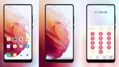S21 Orange EMUI Theme