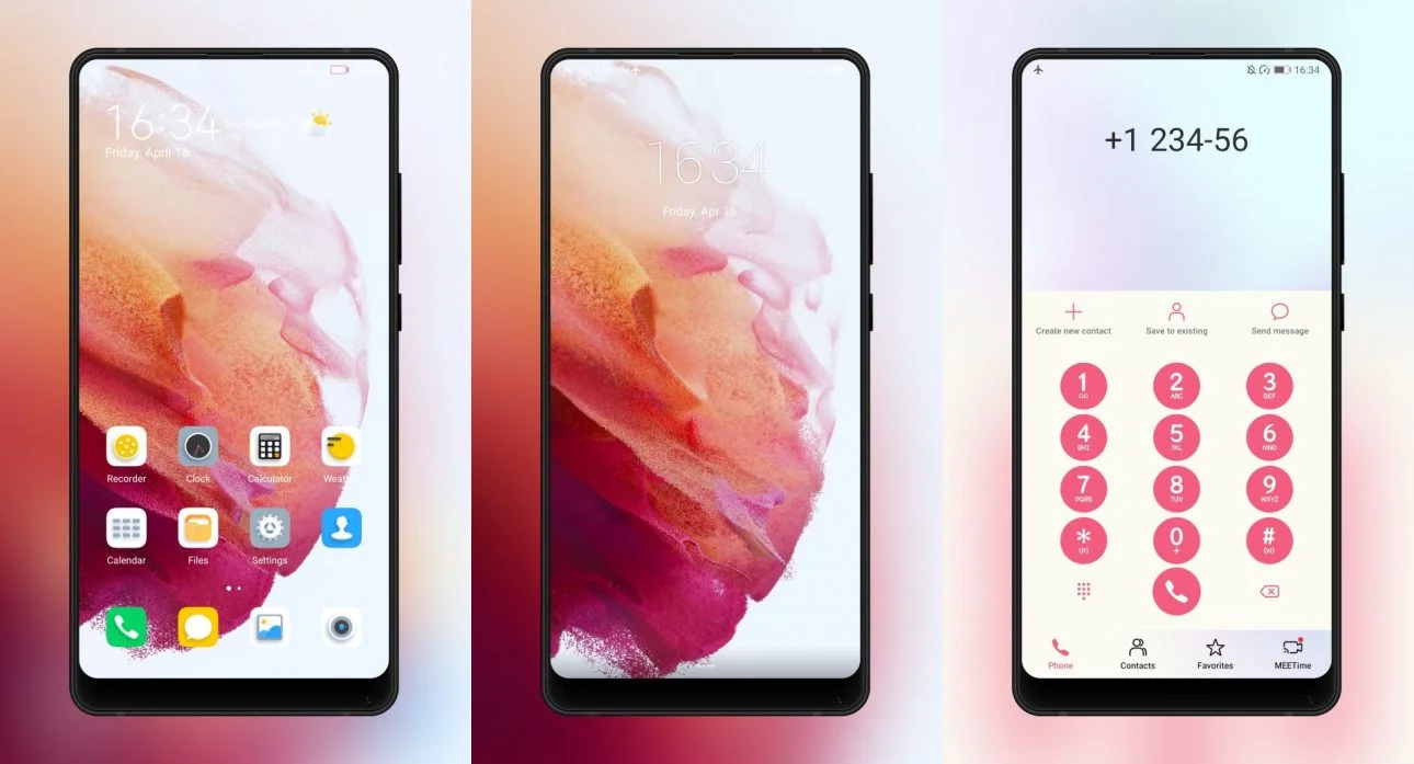 S21 Orange EMUI Theme