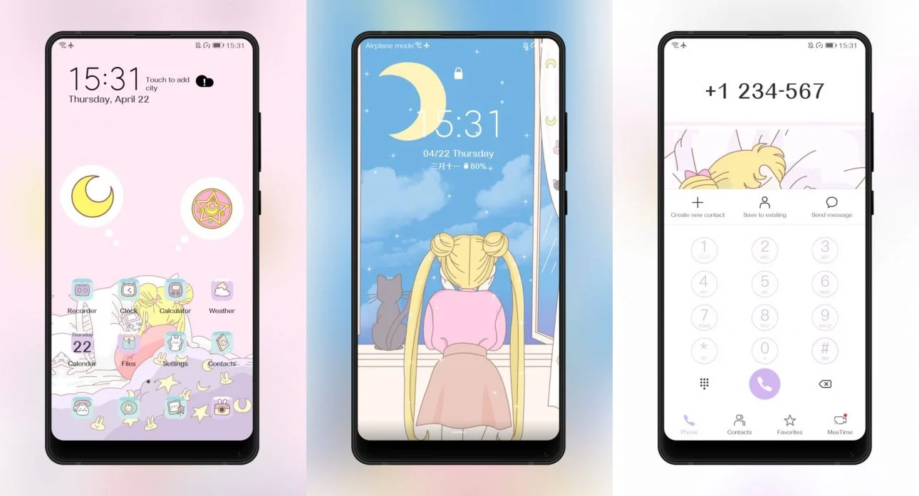 Sailor Moon 7 EMUI Theme