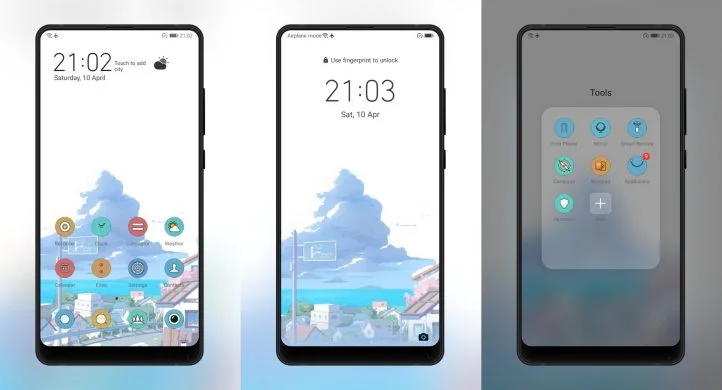Seascape comics EMUI Theme
