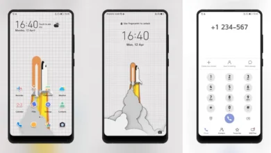 Stereoscopic White EMUI Theme