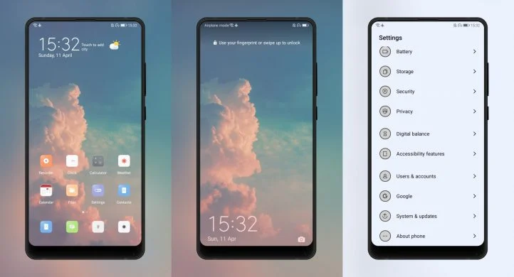 Sunset glow EMUI Theme