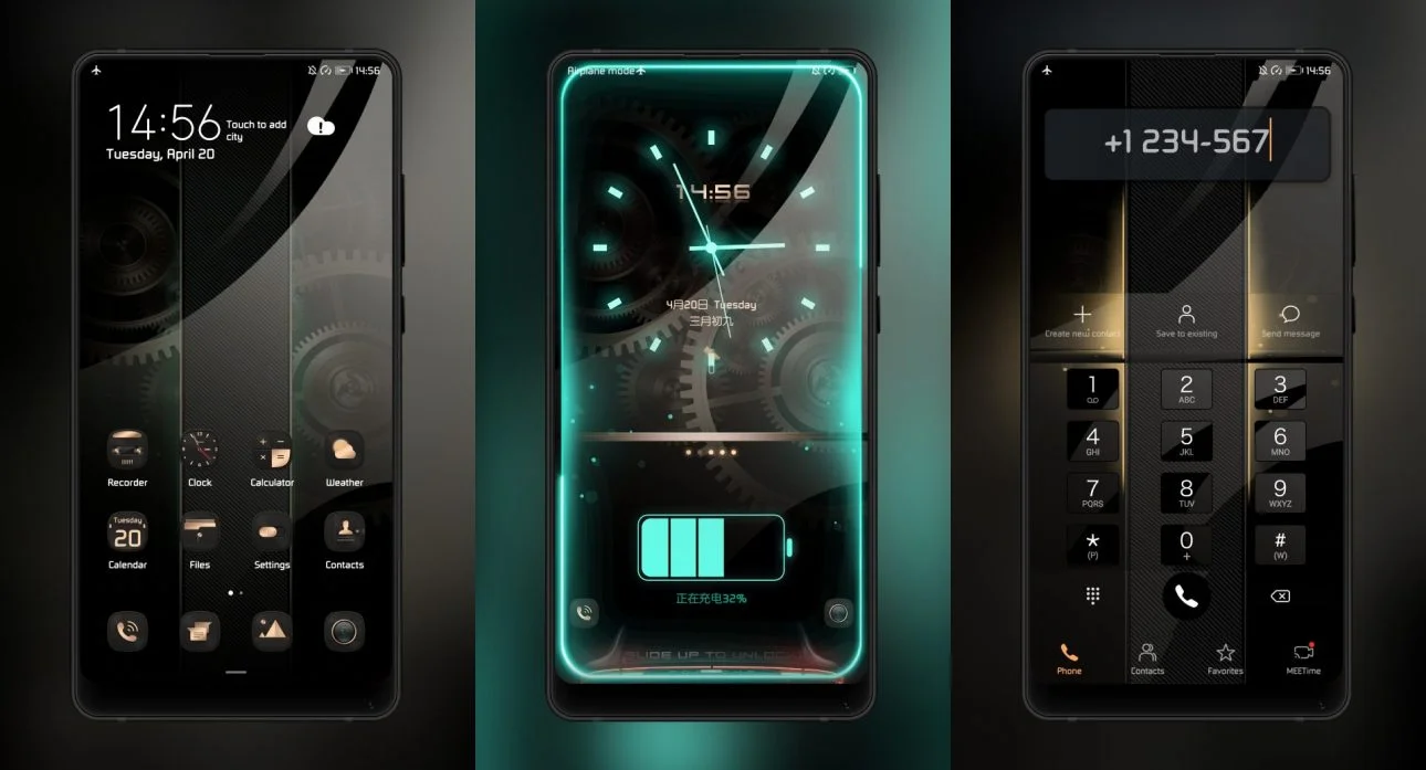 Super Doublelogo mirror EMUI Theme