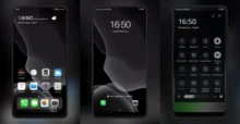 iOS Dark EMUI Theme