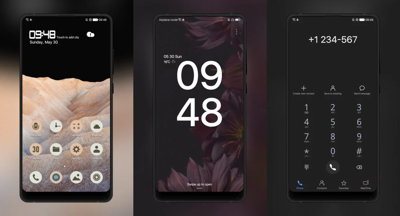 Android 12 Dark EMUI Theme