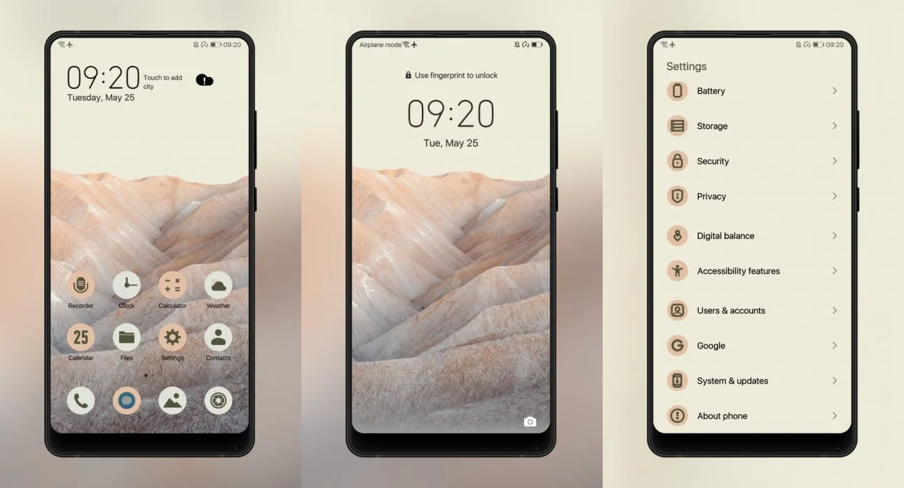Android 12 EMUI Theme