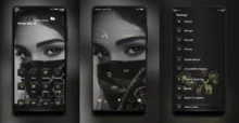 Beauty of Black EMUI Theme