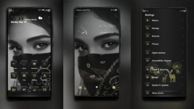 Beauty of Black EMUI Theme