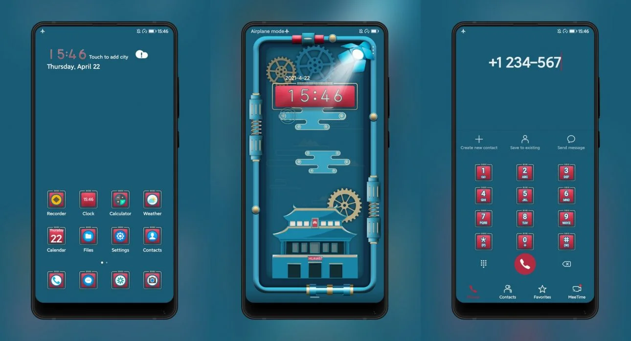 Blue is Gold EMUI Theme