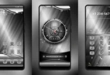 Brushed metal EMUI Theme